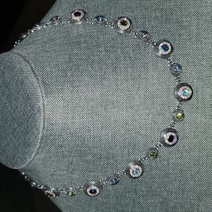 Lia Sophia designer silver with  Multicolor size 18 with extender